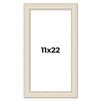 11x22 Frame White Real Wood Picture Frame Width 1.75 inches | Interior Frame Depth 0.5 inches |