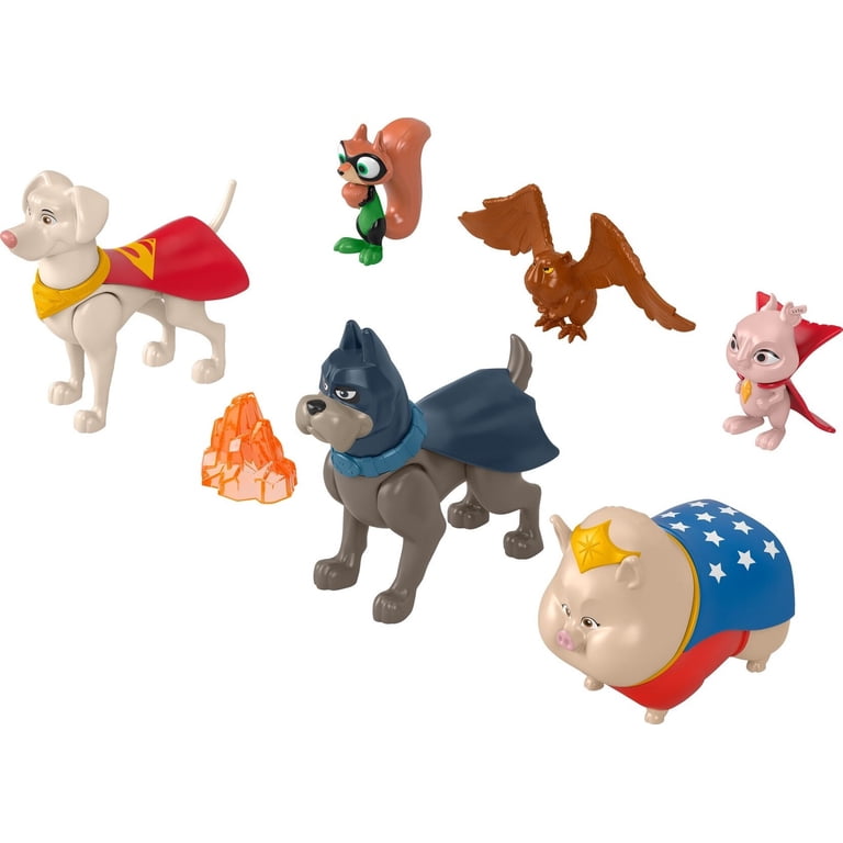 Fisher-Price DC League of Super-Pets Figure Multipack Set of 6