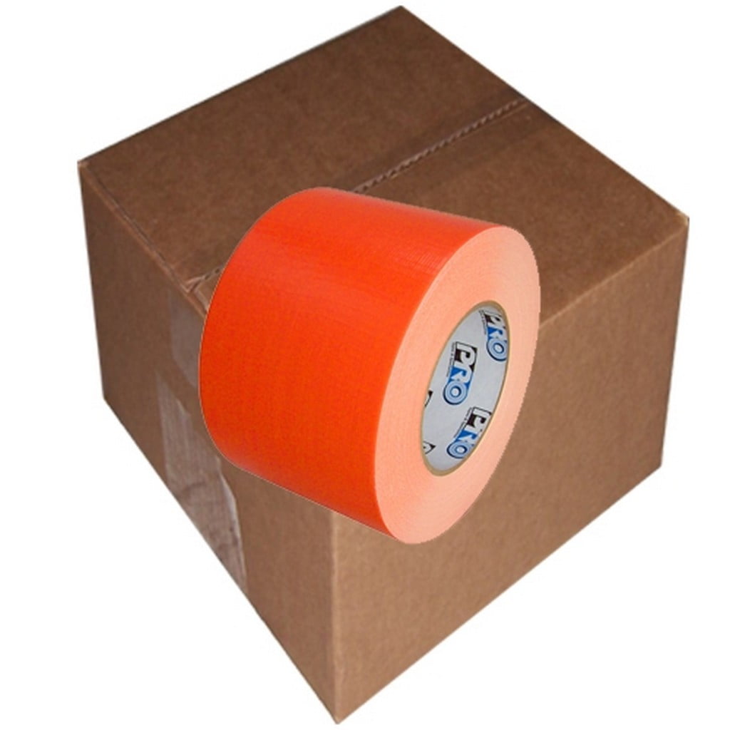 Pro Duct 139 Fluorescent Orange Duct Tape 4" X 60 Yard Roll (12 Roll