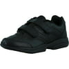 Avia Womens Union Slip Resistant Black/Chrome Silver/Lemon Yellow Ankle-High Leather Walking Shoe - 7.5M