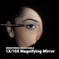 thumbnail image 3 of N8s 1X 10X Magnification Travel Pocket Mirror Rechargeable Double-Sided Y4f Makeup Mirror with LED L, 3 of 5