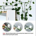 thumbnail image 3 of Clips de soporte para plantas trepadoras, 50 unidades, gancho autoadhesivo para fijación de pared, soporte para plantas trepadoras, decoración del hogar (blanco), 3 of 5