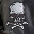 thumbnail image 5 of Hot Leathers JKM2001 Men’s Black ‘Skull And Crossbones' Motorcycle Leather Jacket 42, 5 of 10