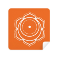 thumbnail image 1 of Totem Pattern Circle Symbol Flower Glasses Cloth Screen Cleaner Suede Fabric 2 Pack, 1 of 2