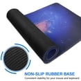 thumbnail image 6 of Pink Galaxy&nbsp;mouse Padswaterproof,rubber+multispandexnon Slip MousematDesk Pad for Office Home Game 31.5x15.7inches, 6 of 7