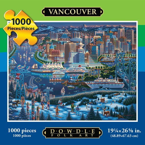 Dowdle Art Populaire Puzzle - Vancouver 1000 Pc