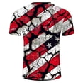 thumbnail image 4 of GaThRRgYP 4th of July Patriotic T-Shirt for Men,Men's Independence Day Printed Round Neck Short Sleeved Top/Shirt Multicolor S, 4 of 5