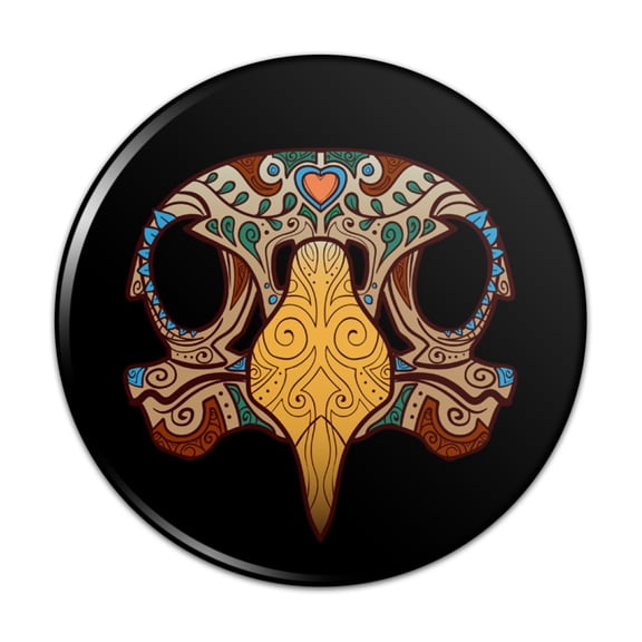 Eagle Skull Day Of The Dead Southwestern Pinback Button Pin