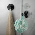 thumbnail image 2 of Matoen Suction Cup Hooks for Shower, Shower Hooks for Inside Shower, No Drill Towel Hooks for Bathroom Wall, Kitchen, Glass, Mirror, Tile to Hang Towels, Robes, Loofah-Chrome, 2 of 4
