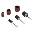 thumbnail image 5 of 132Pcs Drum Sander 120 Grits Sanding Sleeve Band with Mandrel for Polishing Rust Removal, 5 of 5
