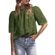 thumbnail image 1 of Blusa de verano PRETTYGARDEN bordada con ojales para mujer, 1 of 7