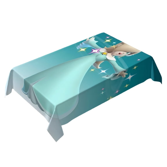 Princess Rosalina Themed Square Tablecloth 54 * 72 Inches Durable Stylish