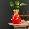 thumbnail image 5 of Large Orange Vase for Flowers, Decorative Ceramic Fruit Vase, Fruit Flower Pot, Fruit Shaped Planter Pot for Table Centerpiece, Home, Coffee Table, Office, Garden, Balcony, Kitchen, Spring Decor,, 5 of 8