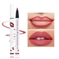 thumbnail image 1 of Crayon à Lèvres Liquide Longue Tenue 0.6ml Crayon à Lèvres Marqueur de Teintures à Lèvres 2 en 1 Rouge à Lèvres Séchage Rapide Longue Durée Rouge à Lèvres Liquide, 1 of 2