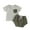 a219-Green, variant on Newborn Baby Unisex Summer Outfit Short Sleeve Solid Color T-Shirt & Shorts Set Soft Breathable Cotton 2Pcs for 0 3 6 9 12 Months 6-12 Months,White