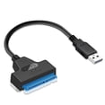 thumbnail image 2 of Matsuzay Cables USB 2,5 de 22 pines con luz LED, disco duro, convertidor externo portátil, soporte electrónico, cable de oficina Juegos de teclado y mouse para computadora USB 3.0, 2 of 6
