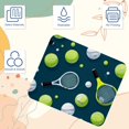 thumbnail image 3 of Tennis Mousepad 8.3x9.8 Inch Square Non-Slip Rubber Bottom Printed Desk Mat - Suitable for Office and Gaming, 3 of 6