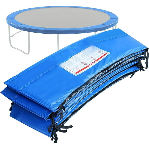 15FT/14FT/12FT Trampoline Safety Pad Replacement, Round Trampoline Spring Protection Cover, Fits 15ft/14ft/12ft Frames, Water-Resistant Trampoline Accessories