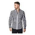 thumbnail image 1 of Camisas Hombre Cuadros Casuales Moda Regular Fit, 1 of 4