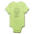 thumbnail image 1 of CafePress - Crazy Cat Baby Body Suit - Baby Light Bodysuit, 1 of 1