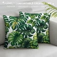 thumbnail image 3 of GOSMITH  Palm Leaves Home Decorative Throw Pillows Covers, Tropical Leaf Jungle Palms Outdoor Pillow Case for Livingroom Bedroom, Boho Pillow Cushion Covers for Man Woman, Green, 3 of 5