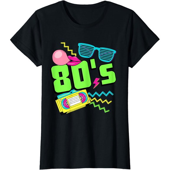 80s Costume Theme Party 80s Outfit Retro Party Vintage T-Shirt