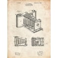 thumbnail image 2 of Borders, Cole 15x18 White Modern Wood Framed Museum Art Print Titled - PP15-Vintage Parchment Kodak Pocket Folding Camera Patent Poster, 2 of 4