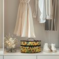 thumbnail image 4 of HELLHERO Cow and Sunflower Pattern Travel Steamer Carrier Bag Large Size Compatible with Full-Size Irons and Accessories Easy Storage Cleaning, Case Only, 4 of 6
