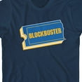 thumbnail image 2 of Blockbuster Ticket Stack Junior's Navy Blue Short Sleeve Tee Shirt-L, 2 of 7