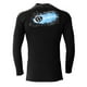 thumbnail image 3 of Chaqueta de de Neopreno de 3 Mm para Adultos, Manga Larga, Neopreno, Surf, Natación, de Erupción para Hombres, Varios Tamaños - Negro, S S, 3 of 8