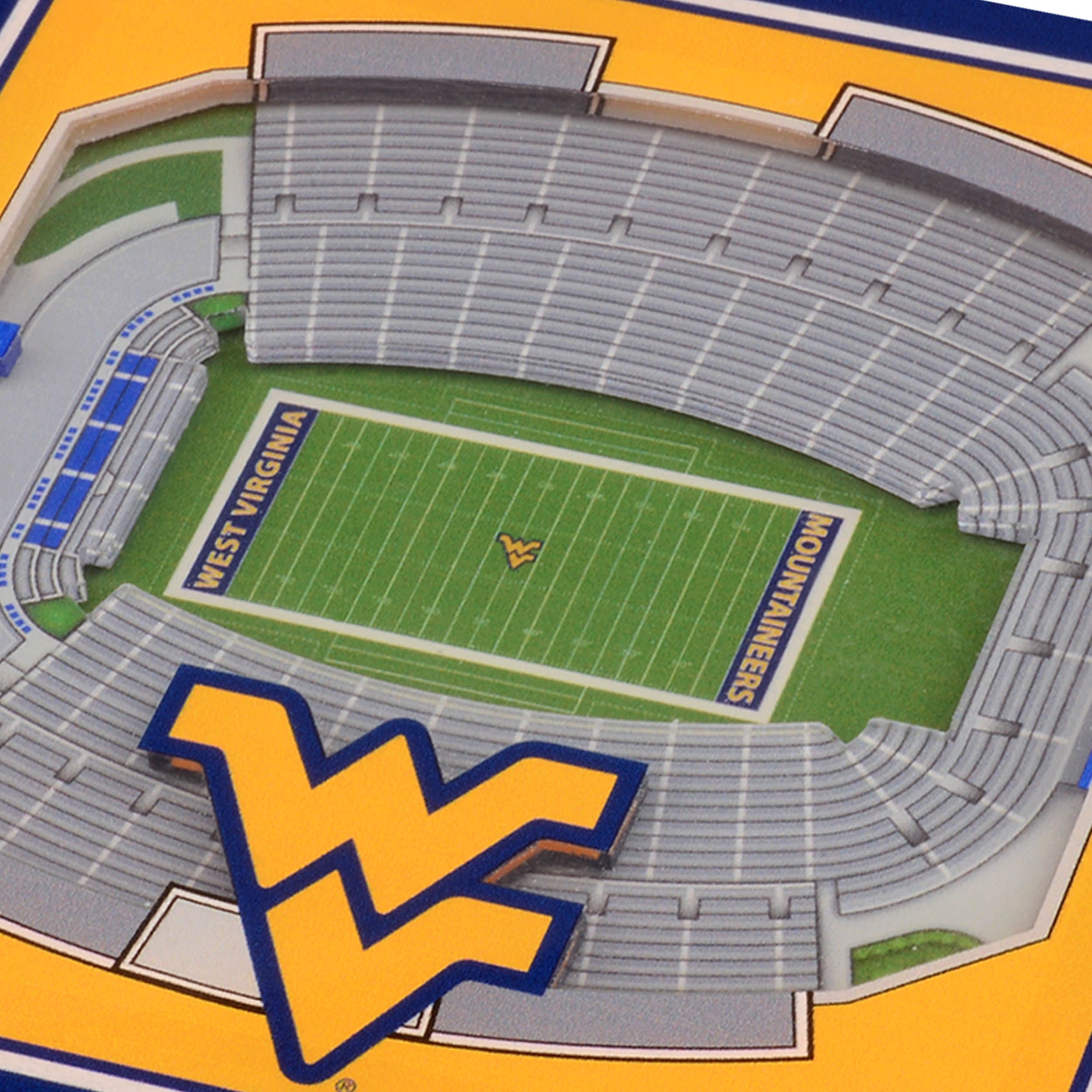 YouTheFan NCAA West Virginia Mountaineers Stadiumview Cribbage