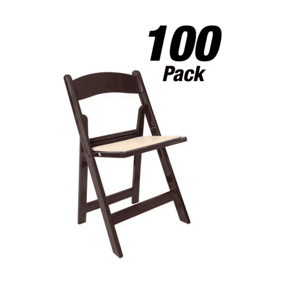SuperResin Folding Chair 1yr Warranty 100pc Bundle by Chivari