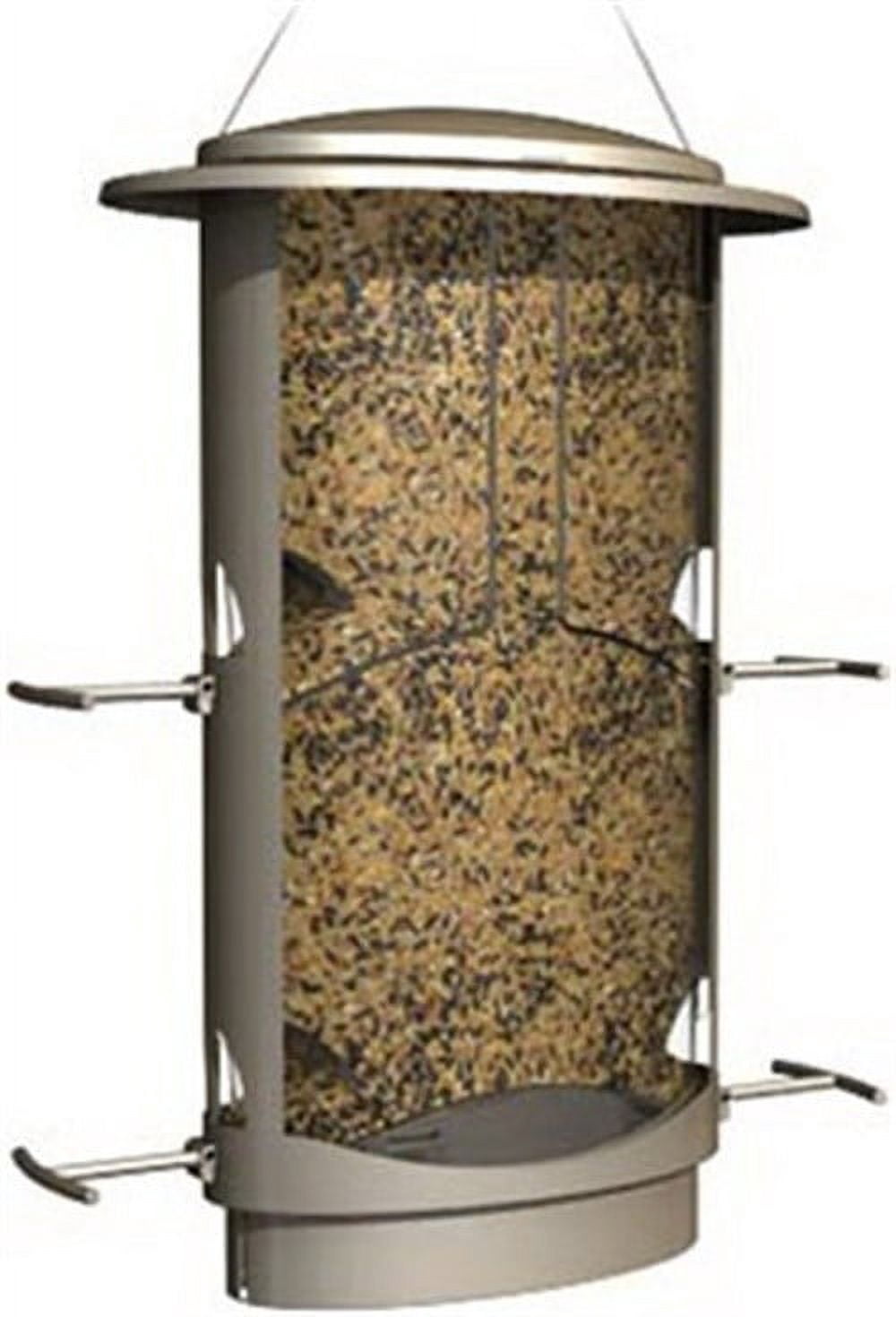 Squirrel-X 11 Gray-Colored X-1 Squirrel-Proof 4.2 Pounds Capacity Bird Feeder