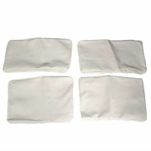 Sea Ray Boats 2075104 White Vinyl Marine Boat Seat Cover (4 Count)