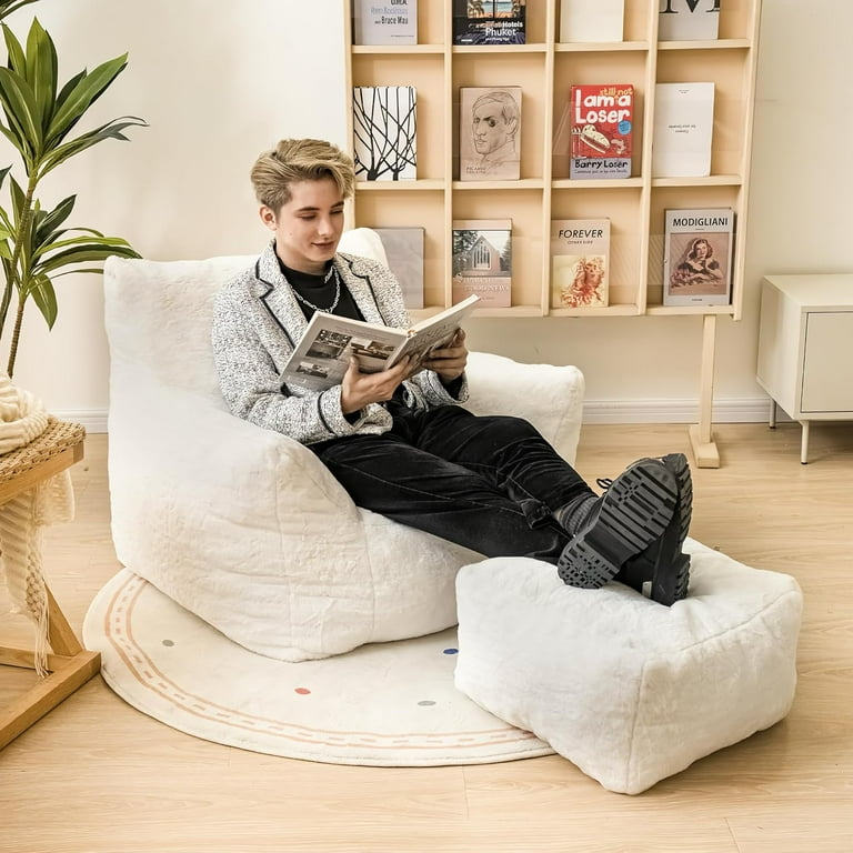 HOT Bean Bag Chair Pottery Barn Faux Fur Chair Pottery Barn