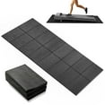 thumbnail image 3 of YHR Foldable Treadmill Mat Non-Slip Exercise Bike Mat, 1/4" Thick, 30"x63" Waterproof Walking Pad Mat for Carpet, Hardwood Floors, Workout, Indoor Bikes, Fitness Equipment, Home Yoga, 3 of 9