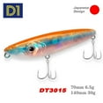 thumbnail image 3 of Outdoor Sports New Walk The Dog Pike Lure Pesca VMC Treble Hook Bass Fishing Lure Topwater Lure Pencil Lure Minnow Swimbait 70MM  6.5G 001, 3 of 8