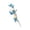 Dark Blue, variant on Artificial Dead Branch Iris, Imitation Silk Flower Stem, Floor Vase Flower, Is Suitable for Home, Office and Wedding Decoration Fun Fake Flower Arrangement (Dark Blue)