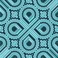 thumbnail image 1 of Ahgly Company Machine Washable Indoor Square Transitional Teal Green Area Rugs, 4' Square, 1 of 7
