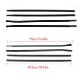 thumbnail image 2 of 4pcs Weatherstrip Window Seal Outer Door Moulding Trim Sealing Belt Replacement for Civic Sedan Hatchback 4-Door 2016-2019 72410-TET-T01 72450-TET-T01 72910-TET-T01 72950-TET-T01, 2 of 5