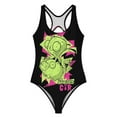 thumbnail image 3 of Invader Zim One-Piece Swimsuit Women Print Bathing Suit Swimwear Beach Outfit Swim Suits 2XL, 3 of 7