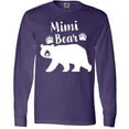 thumbnail image 3 of Inktastic Mimi Bear in White Long Sleeve T-Shirt, 3 of 5