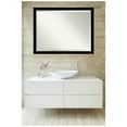 thumbnail image 5 of Amanti Art Basic Black Narrow Beveled Wood Bathroom Wall Mirror, 5 of 10