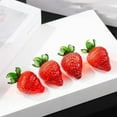 thumbnail image 6 of Glass Strawberry Decorative Figurine Ornament for Home Office Kitchen Decoration, 6 of 11