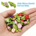 thumbnail image 4 of Uxcell 15mm Tiny Satin Ribbon Rose Fabric Flowers Embellishments Rosettes Applique Beige 200 Pcs, 4 of 6