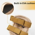 thumbnail image 4 of Soidarity Rodillera para acampar al aire libre con correas ajustables, coderas portátiles, Protector deportivo, rodillera, equipo de escalada y caza Negro Soidarity OD027064-01, 4 of 6