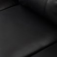 thumbnail image 6 of 79" Three-Seater Faux Leather Sofa with Hidden Storage, Black, 6 of 10