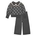 thumbnail image 3 of Modern Moments by Gerber Toddler Girl Collar Sweater and Pant Set, 2-Piece, Sizes 12 Months - 5T, 3 of 19