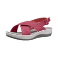 thumbnail image 2 of Zapatillas de verano para mujer, zapatos informales para mujer, sandalias con cuña de plataforma ligera Wmkox8yii nm7397, 2 of 7