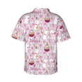 thumbnail image 3 of Picia Easter Rabbit Gentle Cotton Regular Fit Short Sleeve Casual Hawaiian Shirt for Men-Small, 3 of 9